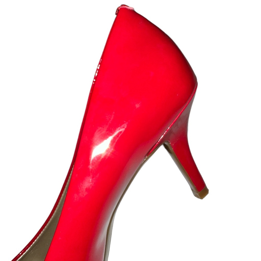 Alfani Red Step N Flex Peep Toe Heel Size 7 - Picture 6 of 7